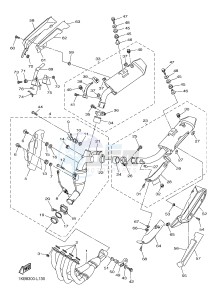 YZF-R1 998 R1 (1KBJ 1KBK) drawing EXHAUST