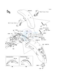 VN 1700 E [VULCAN 1700 CLASSIC] (9G-9FA) E9FA drawing FENDERS