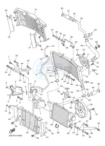 VMX17 VMAX17 1700 (2CEL) drawing RADIATOR & HOSE