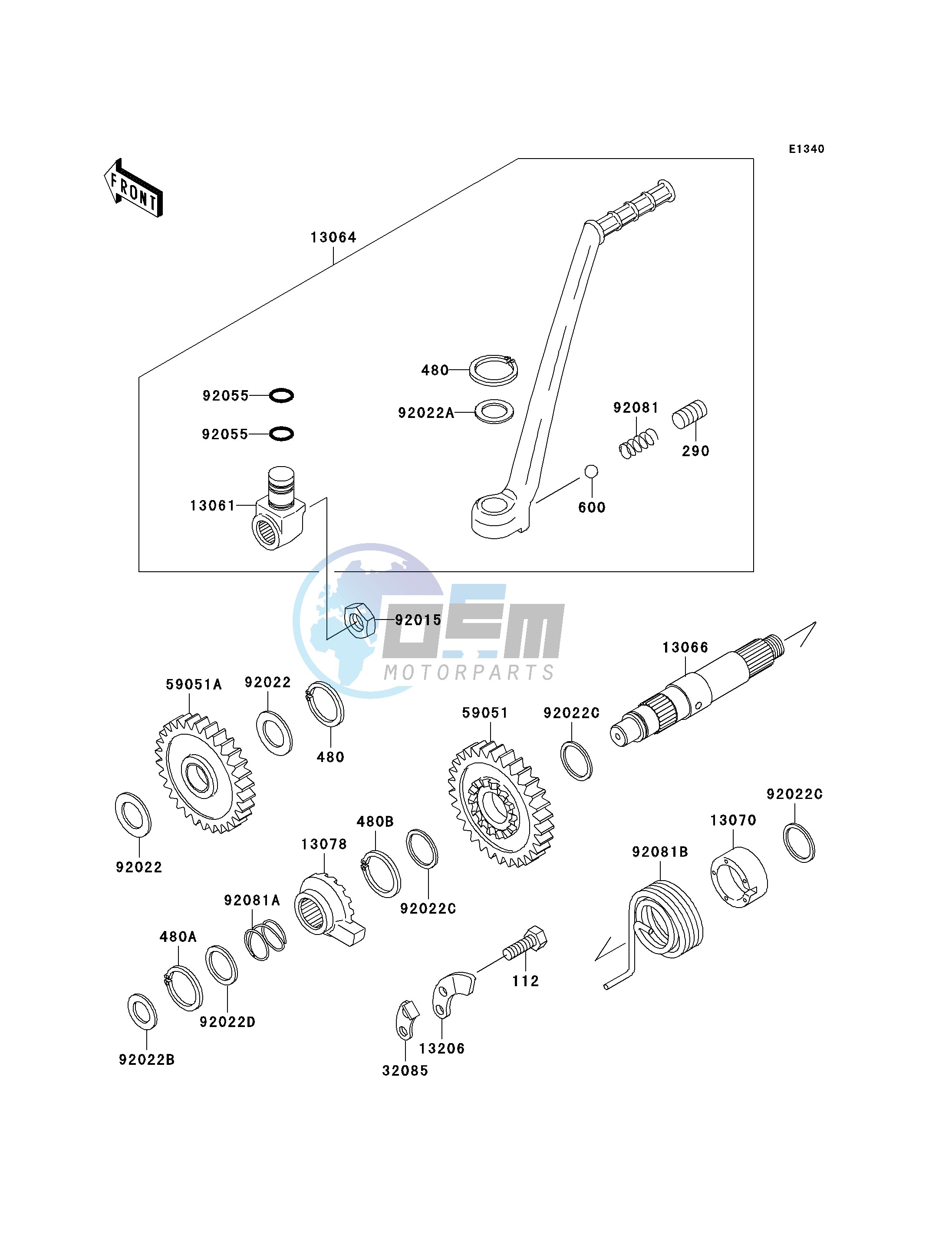 KICKSTARTER MECHANISM