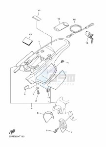 PW50 (2SAH) drawing SIDE COVER