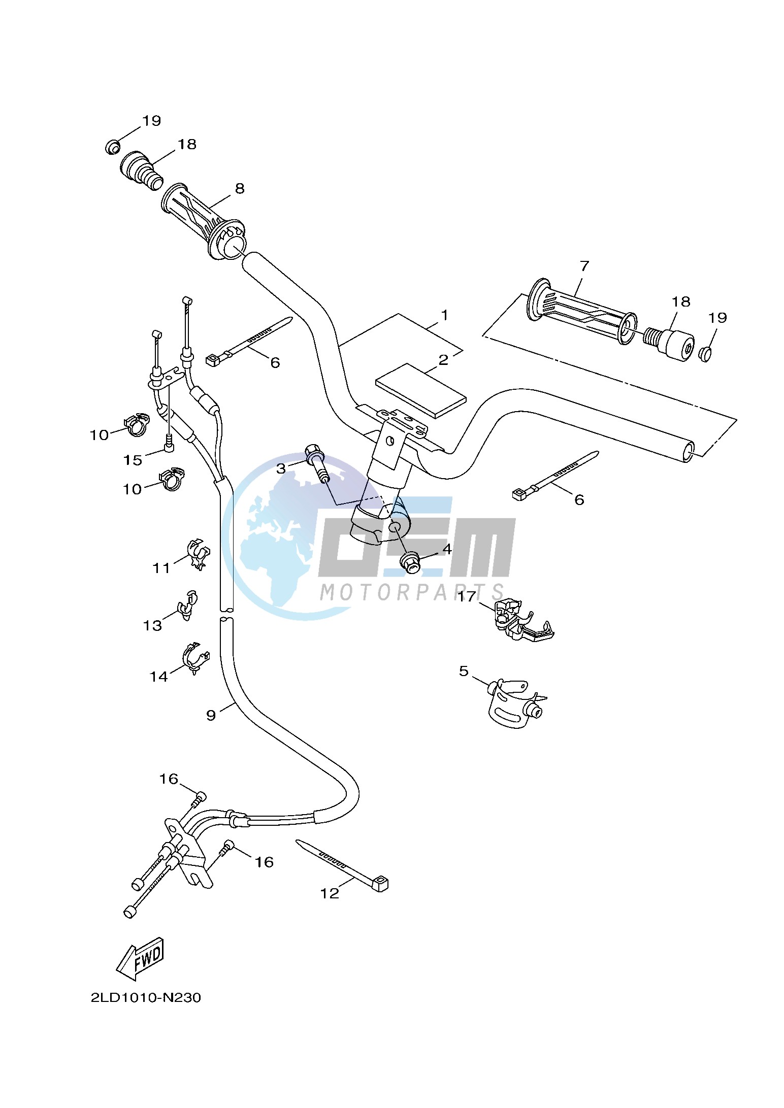 STEERING HANDLE & CABLE