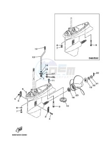 E55CMHS drawing LOWER-CASING-x-DRIVE-3