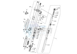 WR F 250 drawing FRONT FORK