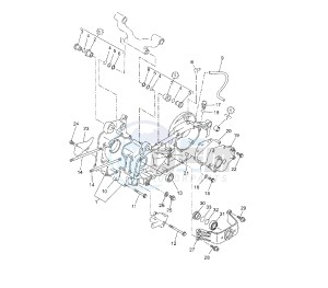 YP R X-MAX ABS 250 drawing CRANKCASE