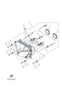 XT1200ZE SUPER TENERE ABS (2KBF) drawing HEADLIGHT