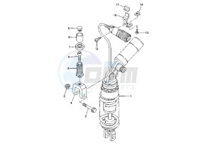 YZF R7 OW02 750 drawing REAR SUSPENSION