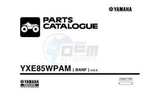 YXE850EN YXE85WPAM (BANF) drawing Infopage-1