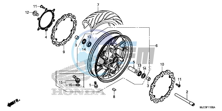 FRONT WHEEL