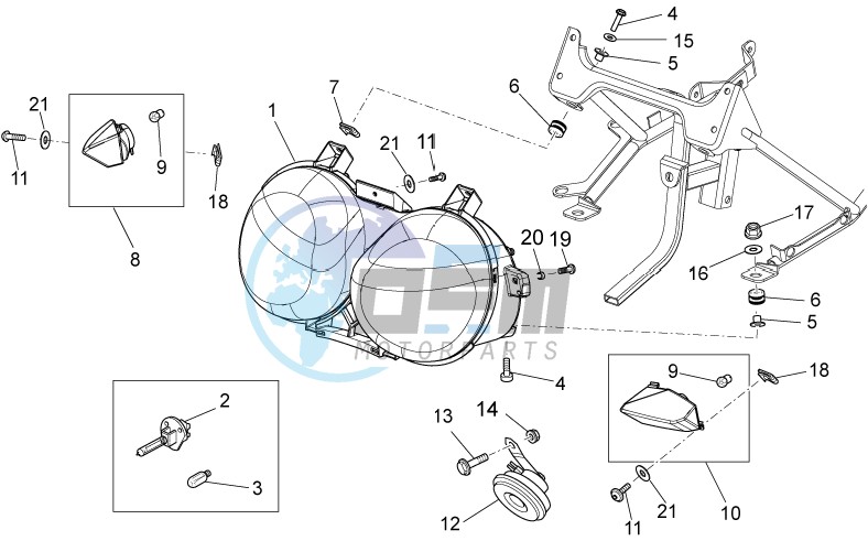 Headlight/Horn