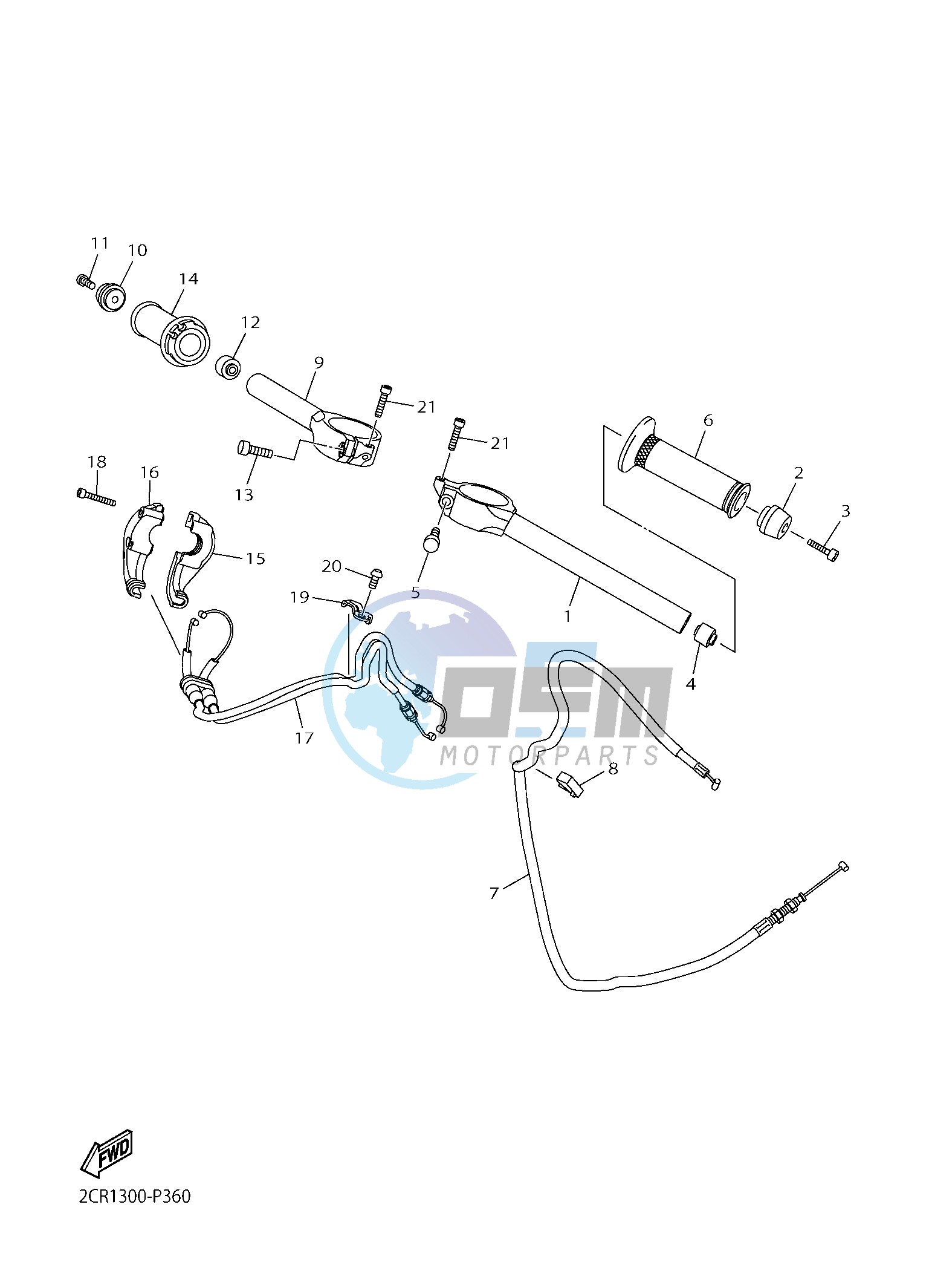 STEERING HANDLE & CABLE