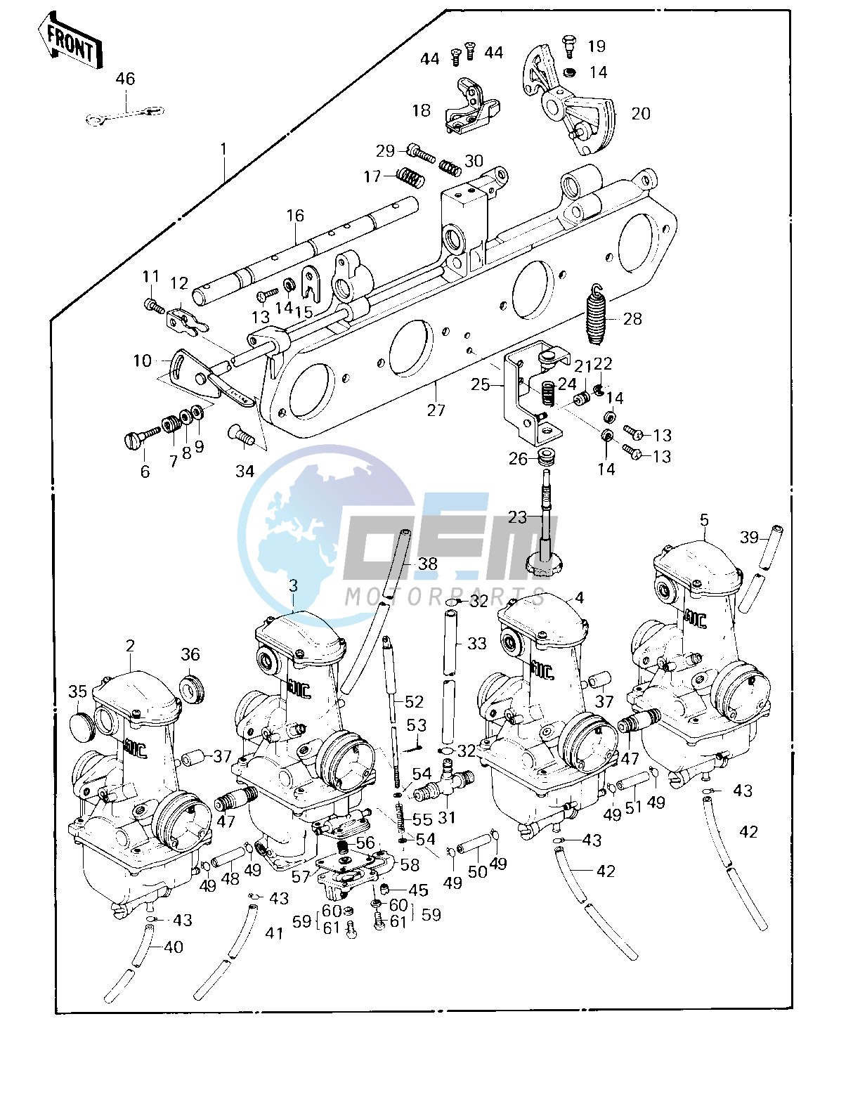 CARBURETOR ASSY -- USA- - -- 80 D3- -