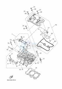 XTZ690D-B TENERE 700 (BEH4) drawing CYLINDER HEAD