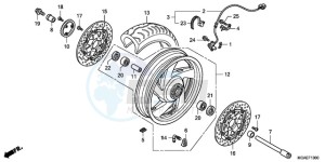 GL1800A Australia - (U) drawing FRONT WHEEL