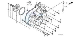 XL1000V9 Europe Direct - (ED) drawing RIGHT CRANKCASE COVER