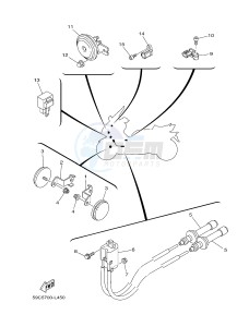 XP500A T-MAX T-MAX 500 (59CR) drawing ELECTRICAL 2