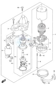 DF 350A drawing Starting Motor