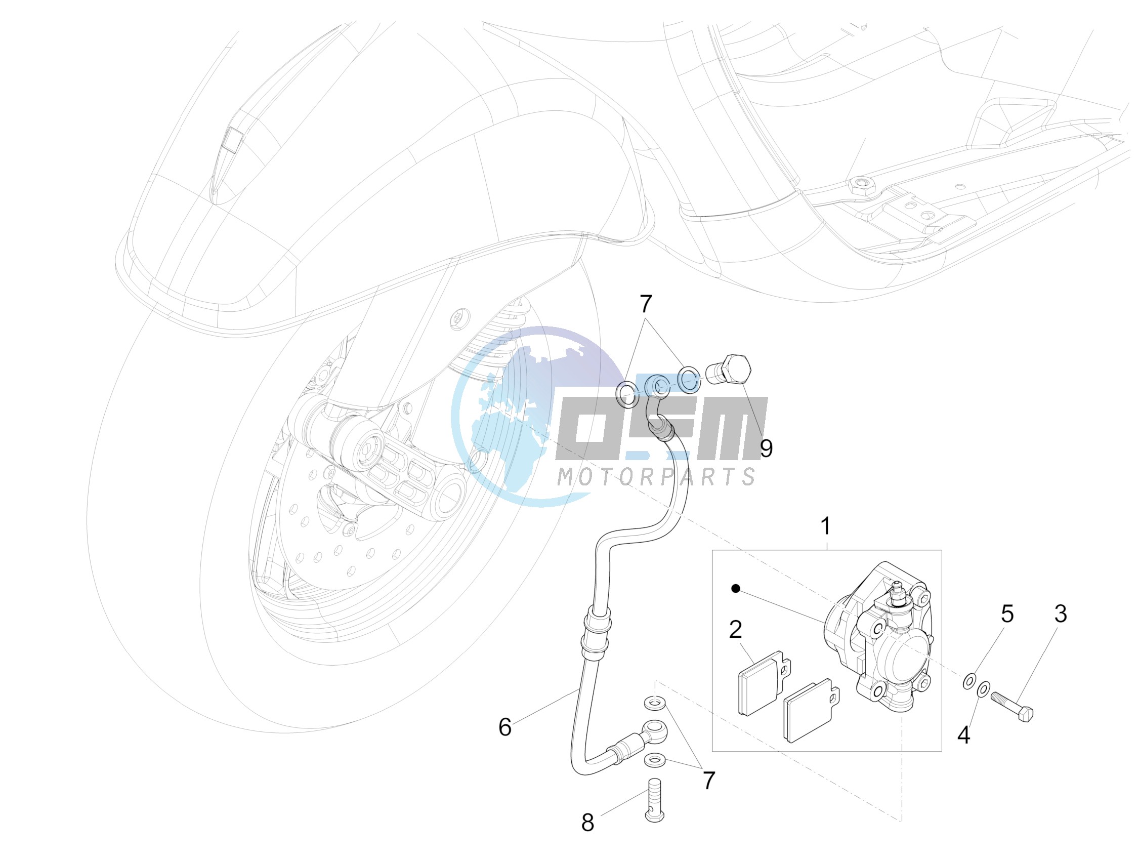 Brakes pipes - Calipers