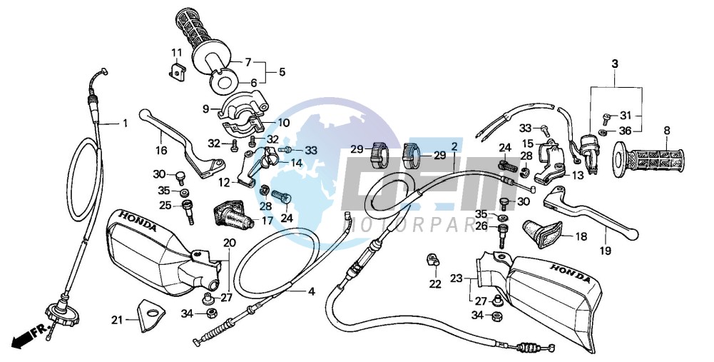 HANDLE LEVER/SWITCH/ CABLE