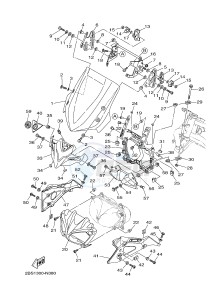 XT1200ZE SUPER TENERE ABS (2KB1 2KB2) drawing WINDSHIELD