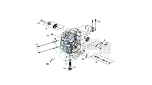 MAXSYM 400 EFI drawing CRANKCASERIGHT