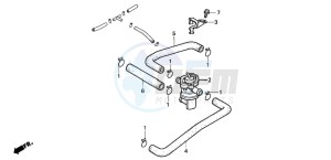 VT600CD drawing AIR SUCTION VALVE