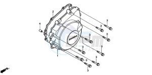 CBF600S drawing GENERATOR COVER