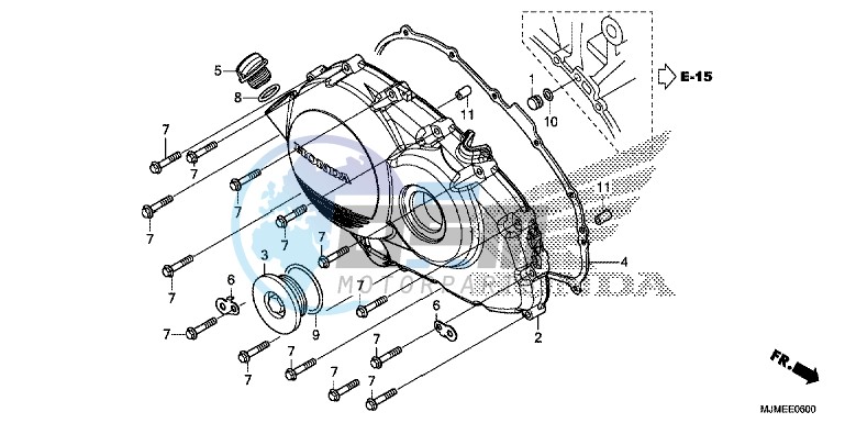 RIGHT CRANKCASE COVER