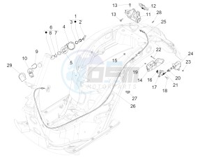 SUPER GTS 125 4T IE ABS-NOABS E3 (EMEA) drawing Locks