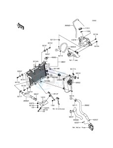 Z250SL BR250EFS XX (EU ME A(FRICA) drawing Radiator