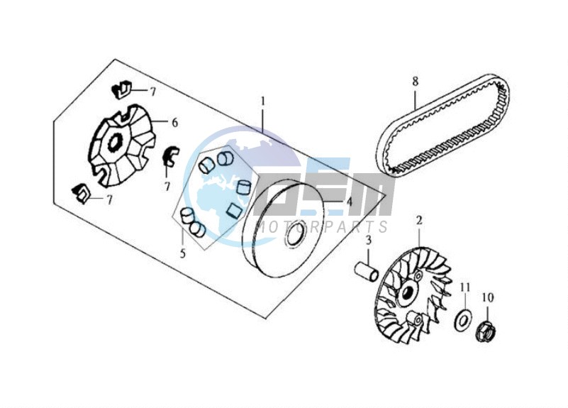 CLUTCH / V BELT