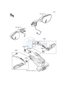 NINJA H2 ZX1000NFF XX (EU ME A(FRICA) drawing Turn Signals