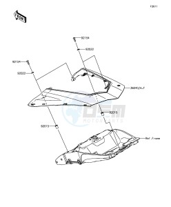 Z1000SX ZX1000LFF FR GB XX (EU ME A(FRICA) drawing Side Covers