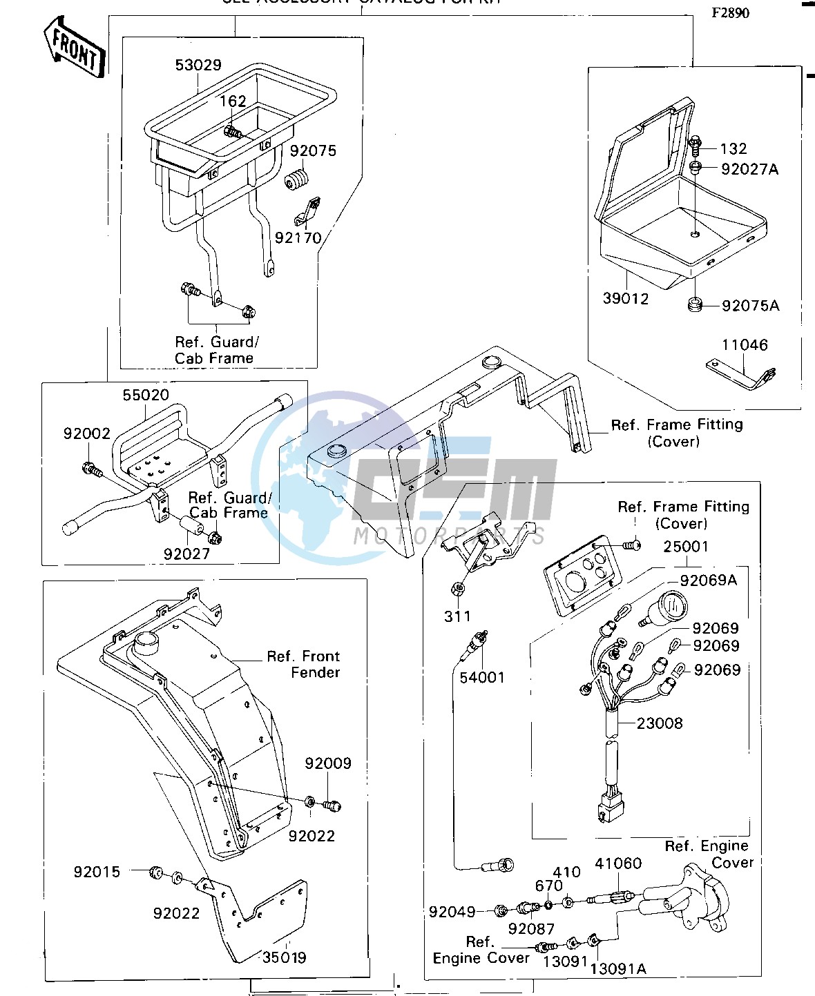 OPTIONAL PARTS-- FRONT- -