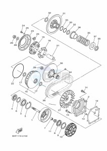 YFM700FWB YFM70KDHK (B6K6) drawing CLUTCH