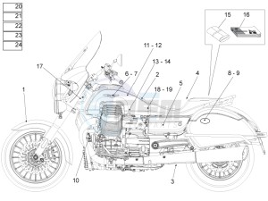 California 1400 Touring ABS 1380 drawing Decal