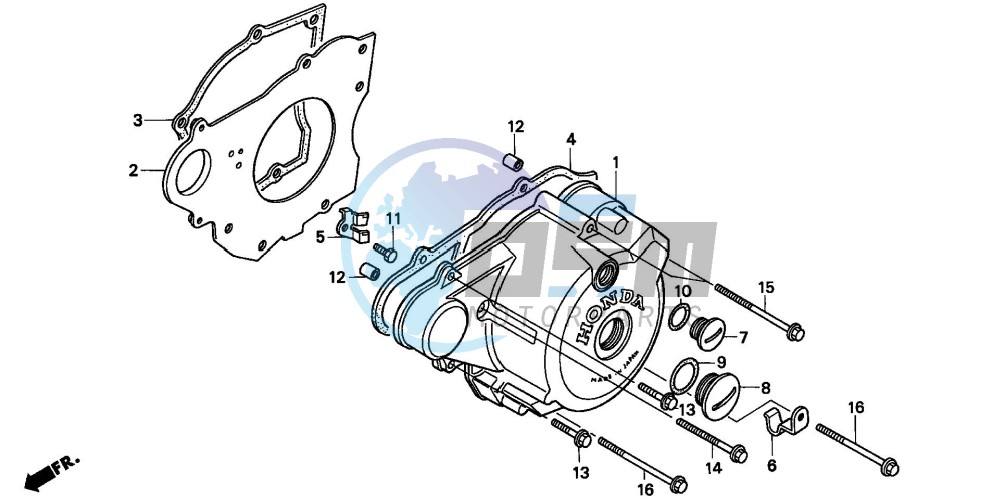 LEFT CRANKCASE COVER