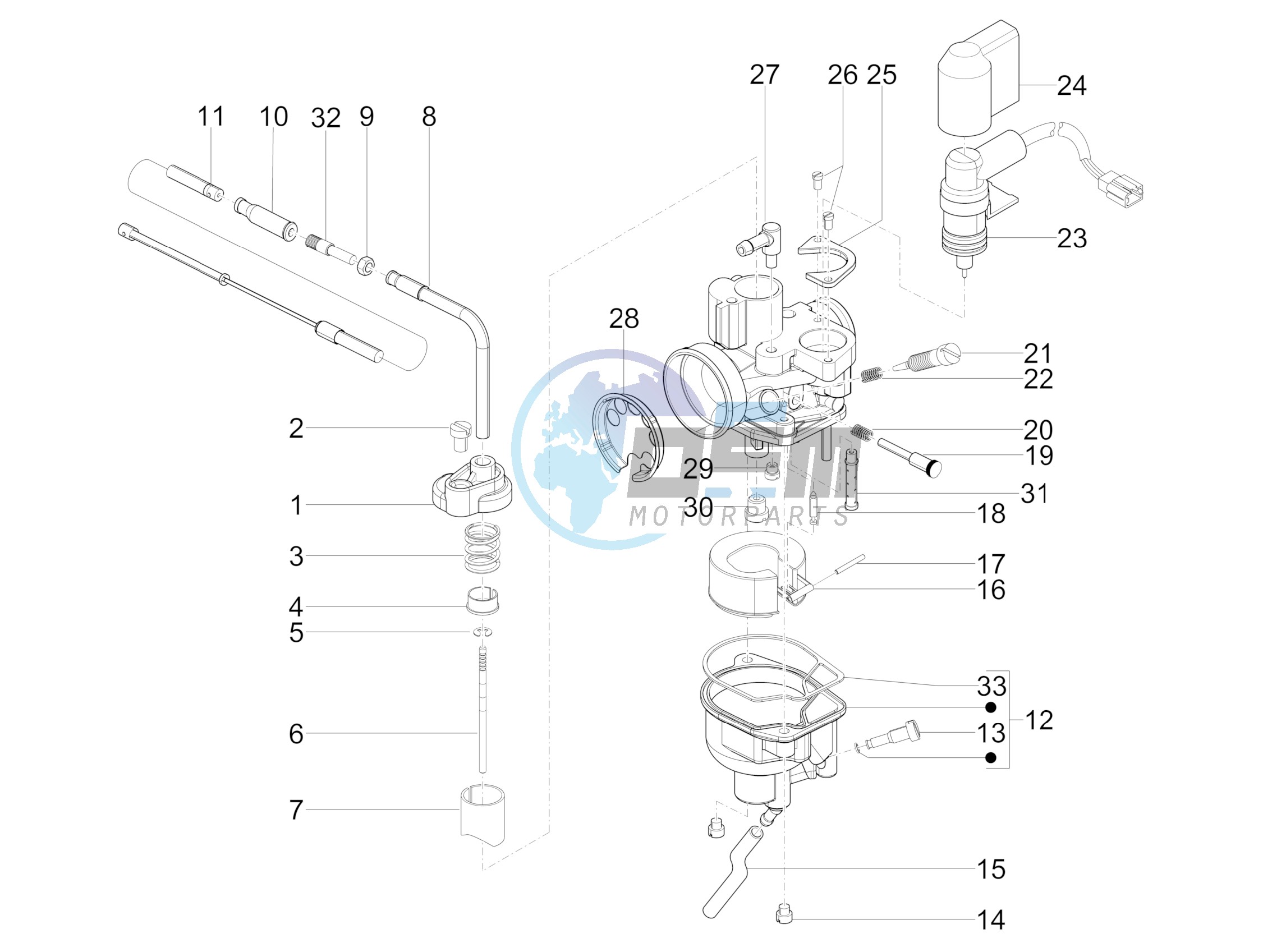 Carburetor's components