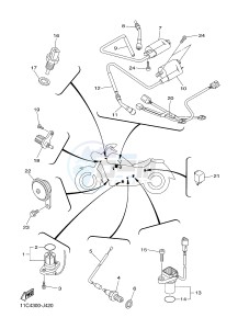 XVS1300A MIDNIGHT STAR (1CS4) drawing ELECTRICAL 1