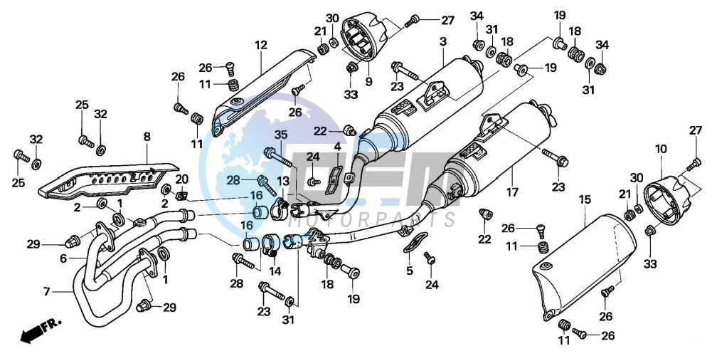 EXHAUST MUFFLER