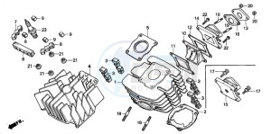 MT50F drawing CYLINDER/CYLINDER HEAD