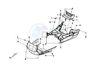 TONIK 50CC drawing FOOTREST