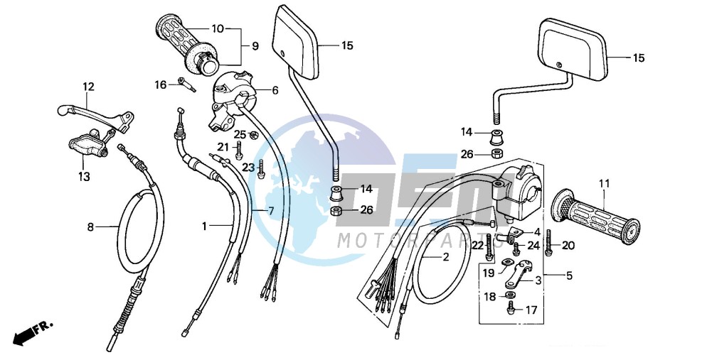 HANDLE LEVER/SWITCH