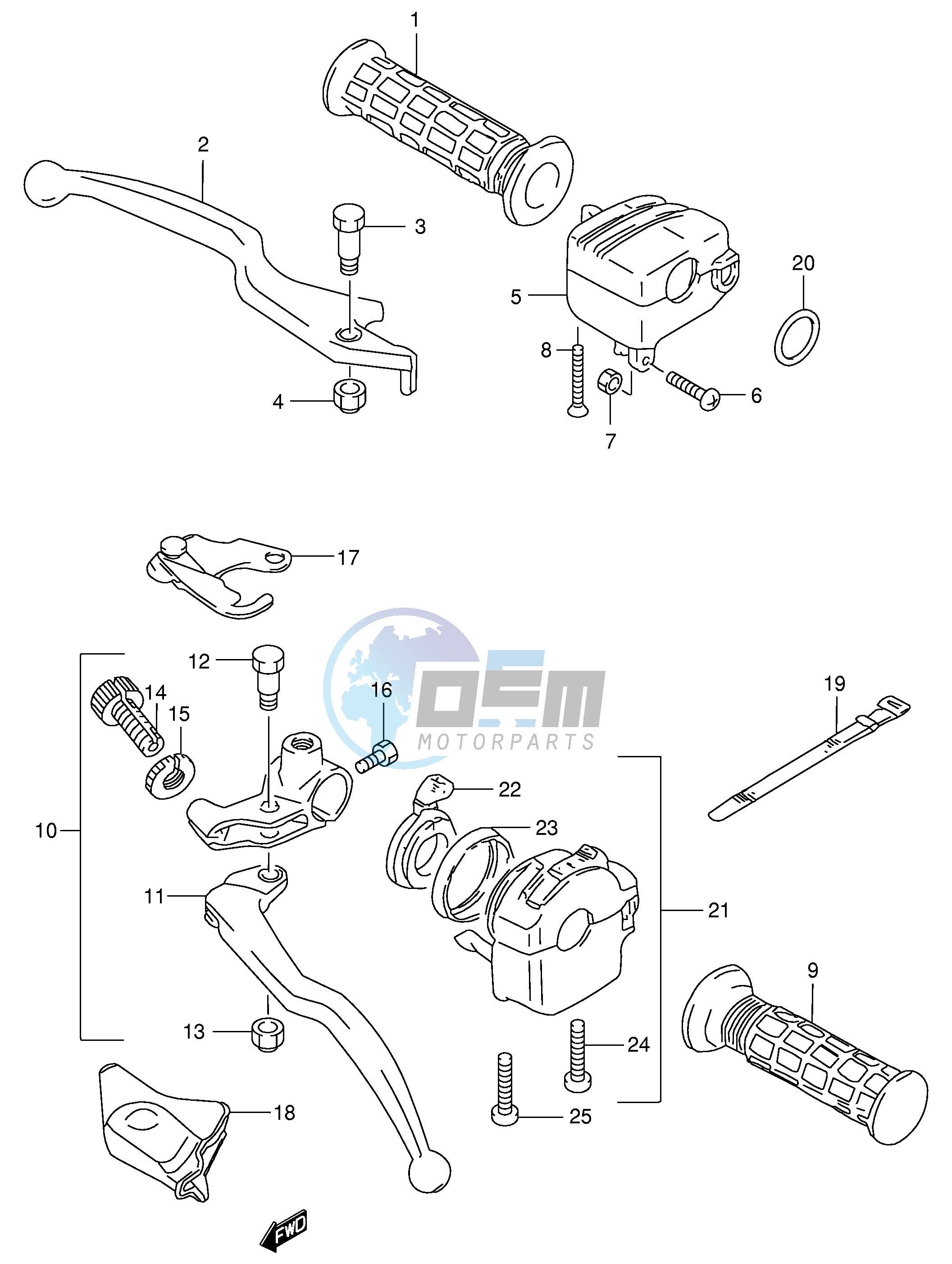 HANDLE LEVER (MODEL W X Y K1)