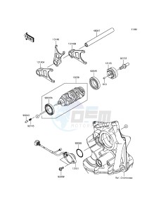 NINJA ZX-10R ZX1000JFFA FR XX (EU ME A(FRICA) drawing Gear Change Drum/Shift Fork(s)