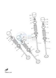 YZF-R1D 1000 (1KBV) drawing VALVE