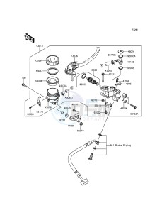 NINJA_ZX-6R_ABS ZX636FDF FR GB XX (EU ME A(FRICA) drawing Front Master Cylinder