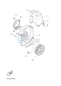 CW50 BW'S (5WWV 5WWV 5WWV) drawing AIR SHROUD & FAN