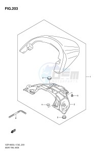 VZR1800 (E2) INTRUDER drawing SEAT TAIL BOX (VZR1800L1 E24)