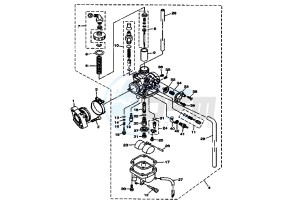 XT R 125 drawing CARBURETOR